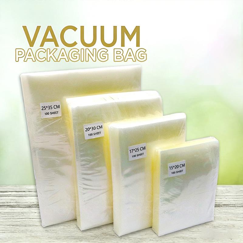 Vacuum Seal Bags Multipurpose Leakproof Food Storage Bags 100Pcs Household Fresh-Keeping Seal Bag