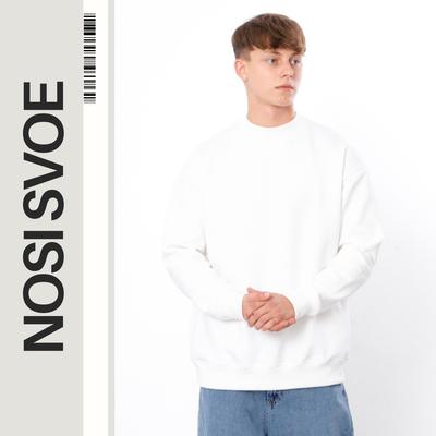 Herren Oversized Pullover – Warmes Dreifaden-Sweatshirt mit elastischen Bündchen, Winter, 3364-025 HC