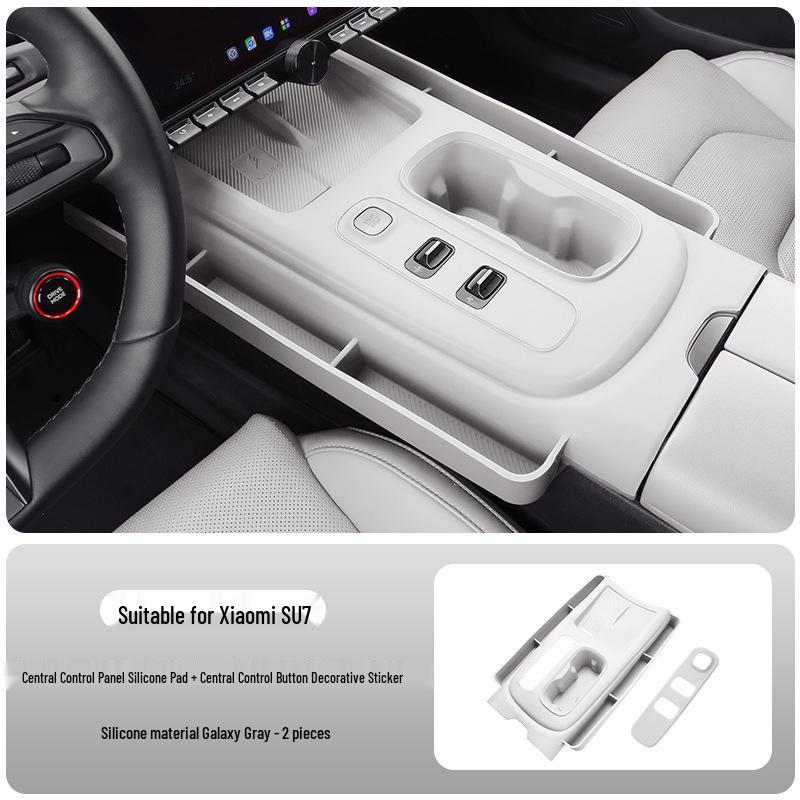 Silicone Non-slip Protective Sticker for Xiaomi SU7 Central Control Panel Interior Accessories