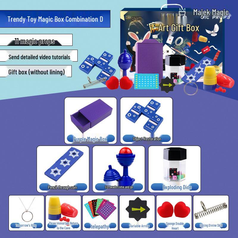Magic Props Set: Educational Performance Kit for Boys and Girls - Perfect Festival or Birthday Gift