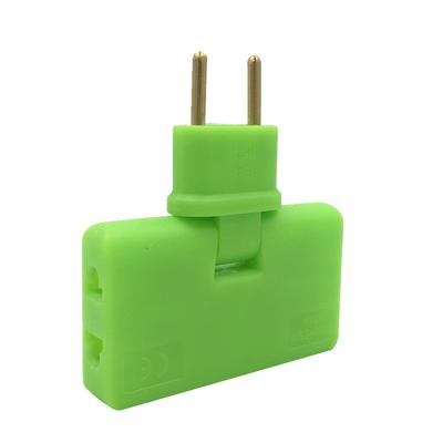 EU-Stecker 180 Grad drehbarer Steckdosenadapter 3-in-1 Verlängerungsstecker Mehrfachstecker Mini Slim Kabelloser Steckdosenadapter Steckdosen EU nach US