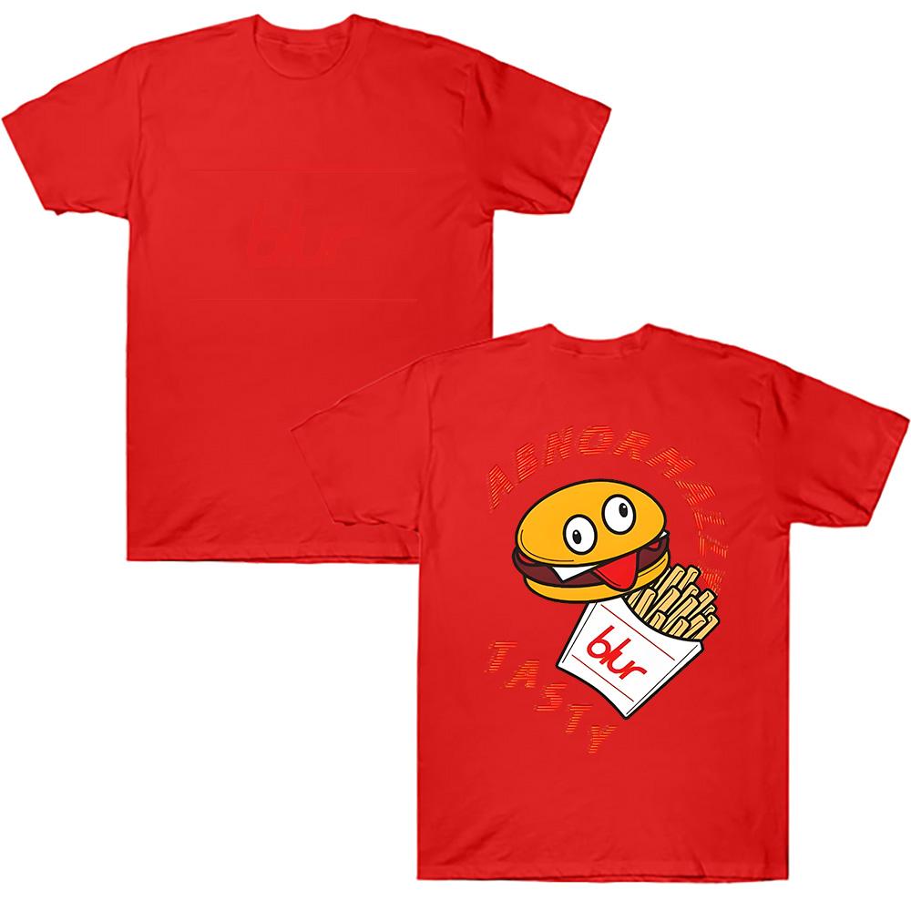 

Dan Abnormal Футболка Blur Банда Тура Футболки Хлопок Мужская Футболка Новая Футболка Футболка Женские Топы Модная Уникальная Повседневная Одежда Хай Стрит XXL красный