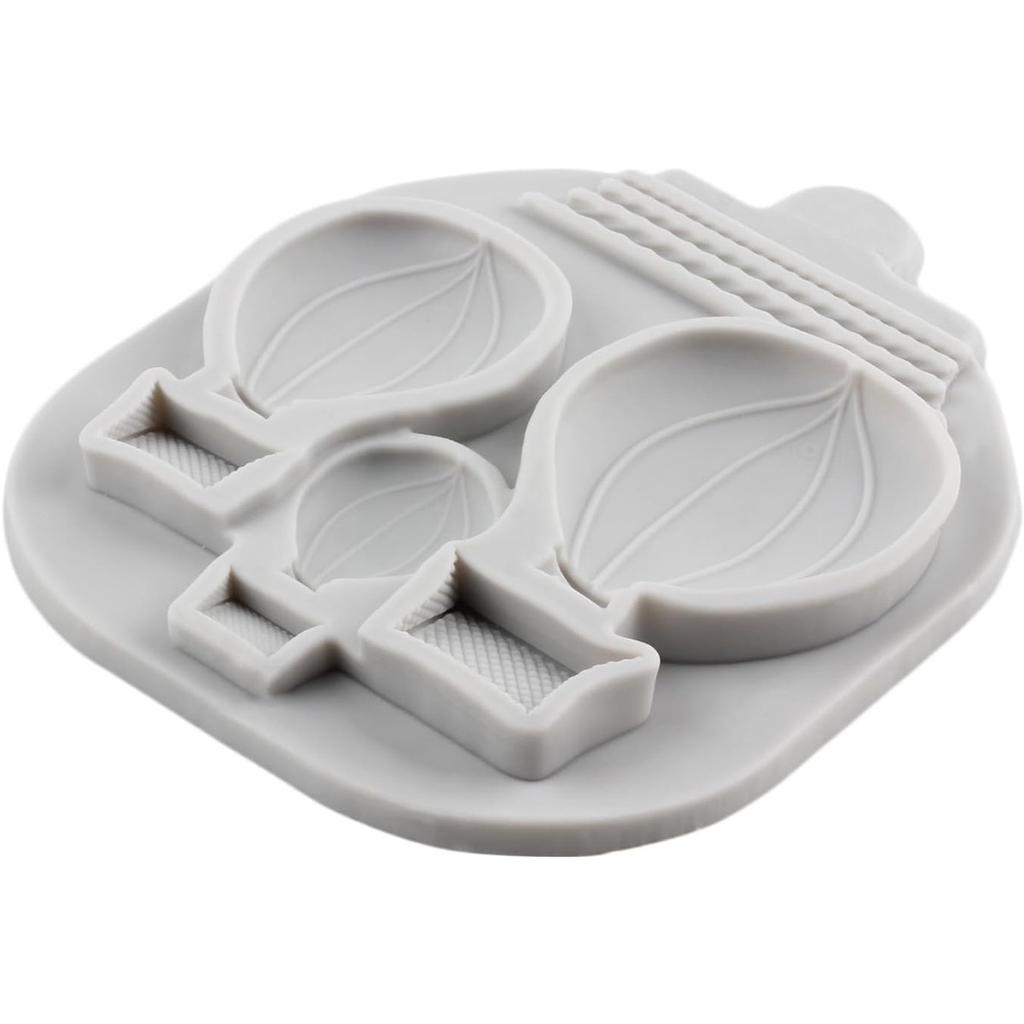 Hot Air Balloon Fondant Silicone Mould For Cake Decorating Cupcake Topper Polymer Clay Candy Chocolate Gum Paste Moulds