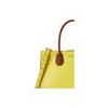 Michael Kors Mercer Letter Logo Lock Accordion Bag Women handbags Bright-Yellow Acorn-Brown White 30T9SM9T9T-345
