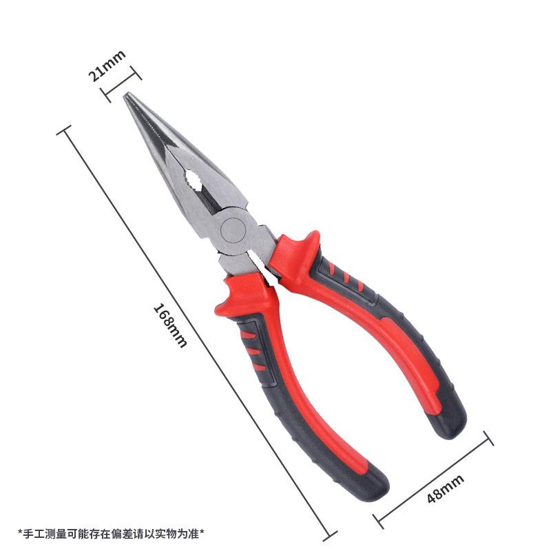 1/3PCS 6/8-inch Wire Pliers Sharp Large Opening Diagonal Pliers for Cutting Twisting Clamping Metal Wires Home Industrial Tool