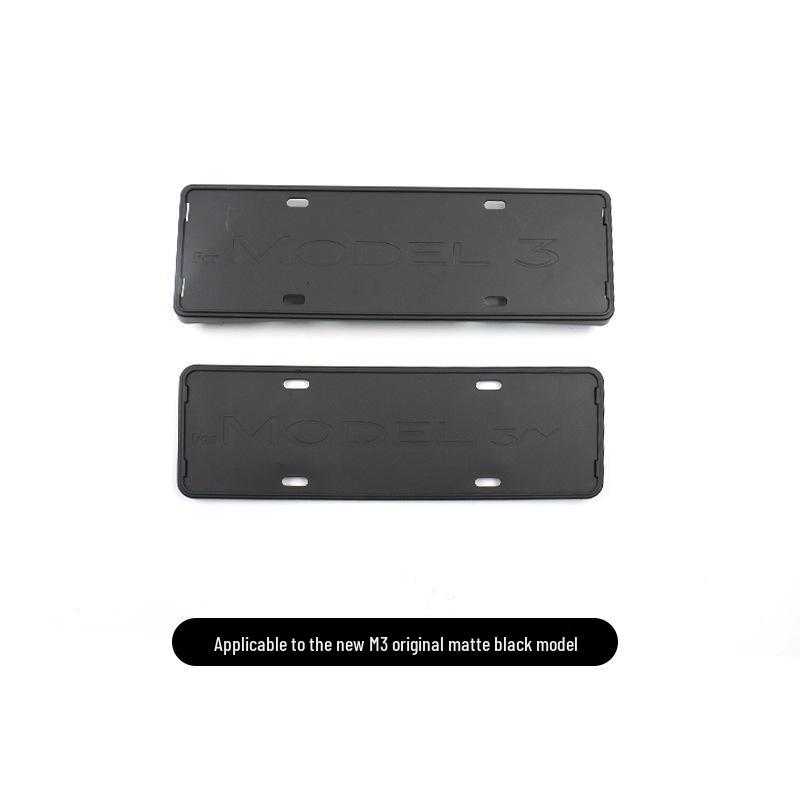 Snap-On License Plate Frame for Upgraded Tesla Model 3
