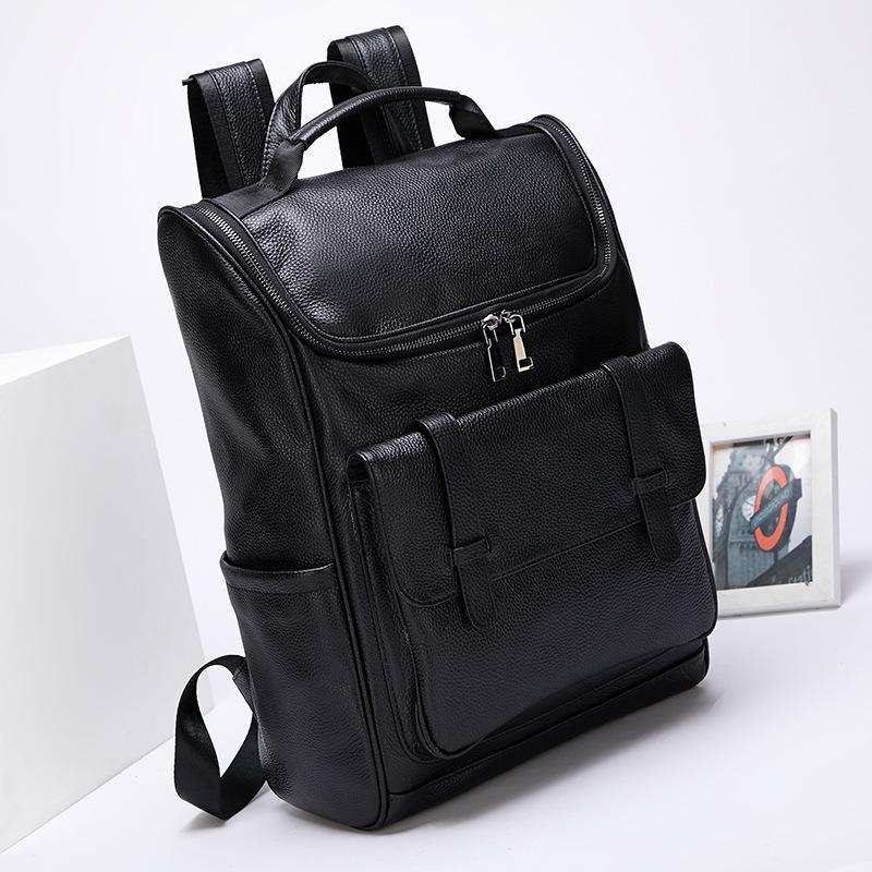 Hot-selling business commuter computer bag leather fashion personalized backpack bag large capacity universal backpack