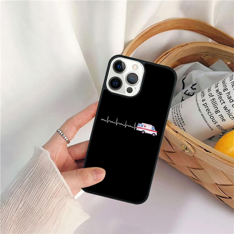 Paramedic Ambulance Mobile Celular Phone Cases for iPhone 17 Air 16 15 14 12 13 PLUS 11 PRO MAX Coque Fundas coque