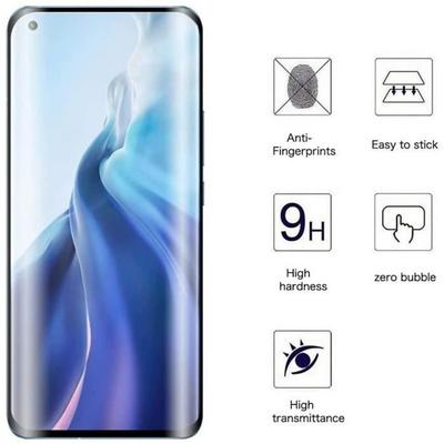 Protection Film - VSHOP - Xiaomi Mi 11 - 9H Tempered Glass - Full Protection - Black