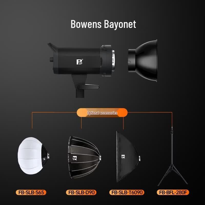 FB 200W Bi-Color COB LED Video Light Kit
