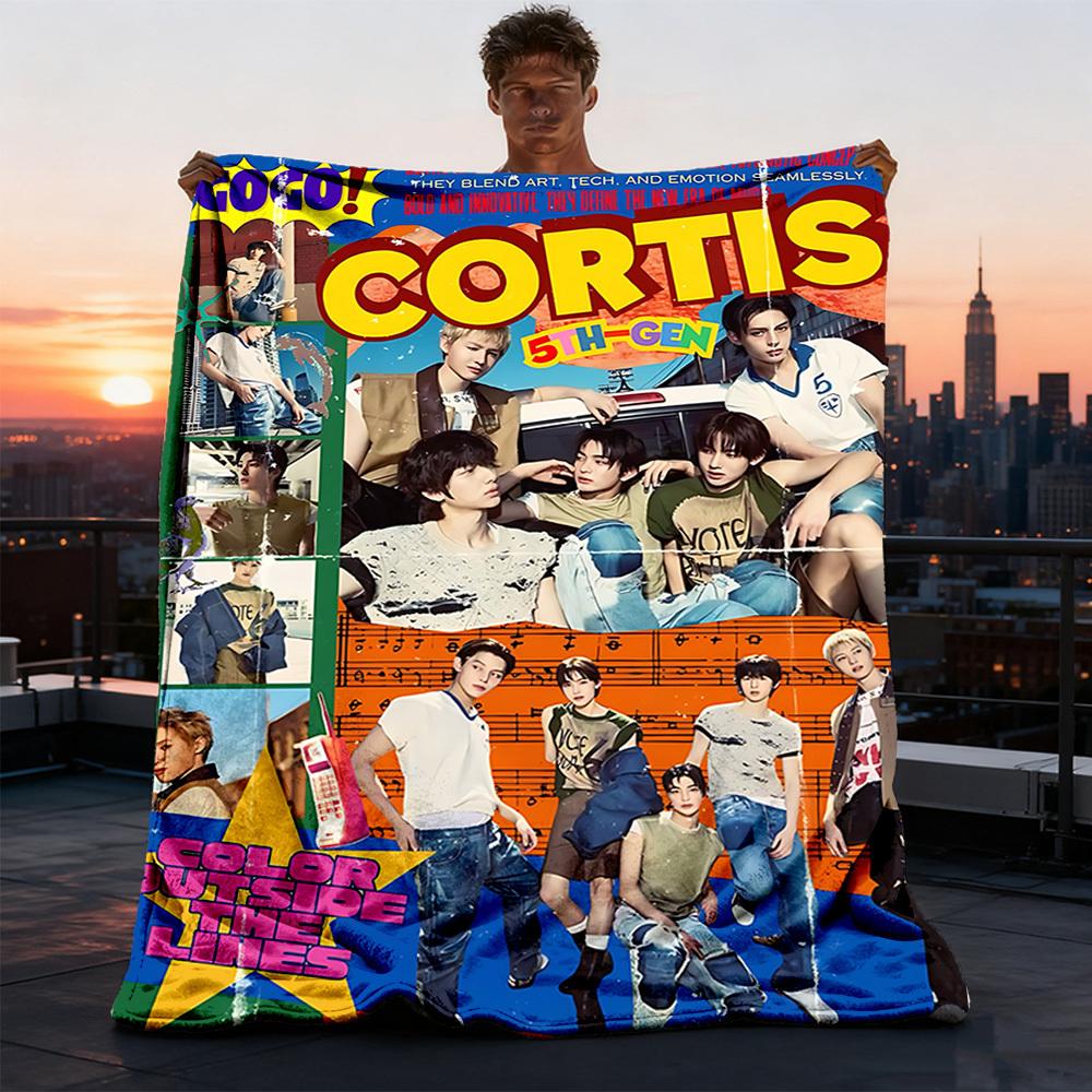1 Stück Cortis Outdoor Weiche Decke Ultra Flauschig, Warm, Vielseitig und Pflegeleicht für Camping, und
