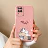 For Samsung Galaxy A12 M12 F12 Phone Case Cartoon Liquid Silicone Full Protection Anti Drop Cover For Samsung A 12 M 12 Bumper