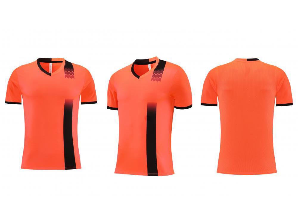 Custom Quick-Dry Polyester Football Jersey Short Sleeve Team Kit with Logo