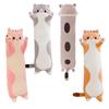 Cat Plush Long Toy Soft Stuffed Kitten Pillow Kids Sleeping Pillow Home Decor