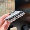 Corrugated Clear Matte Magnetic Stand Phone Case For iPhone 16 15 Pro Max 14 13 12 11 for Magsafe Wireless Charge Shockproof Slim Hard PC Bumper Cover