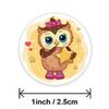 100-500pcs owl Sticker Cute Animals Sticker for Kids Classic Toy Decoration School Teacher Supplies Encouragement Sticker