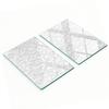 Set of Tempered Glass Kitchen Boards with Ornamental Pattern 2x40x52 Cm