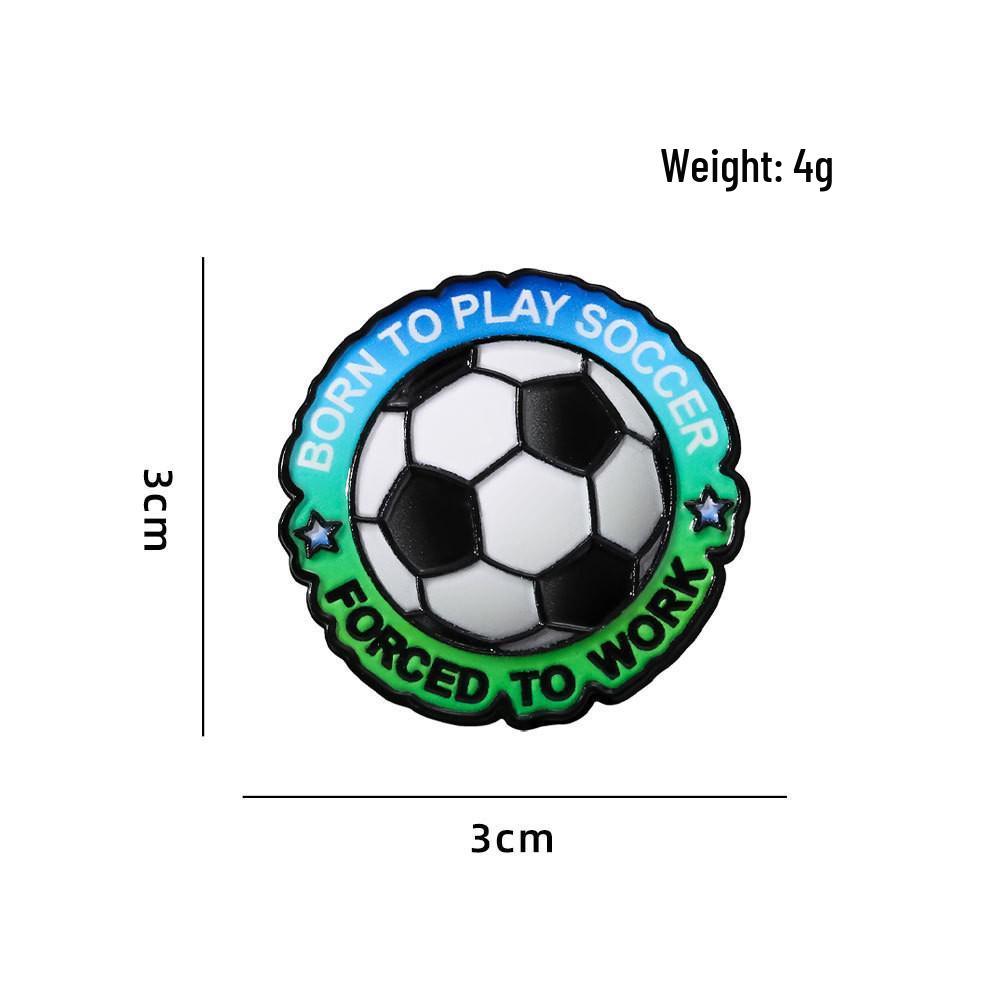 2026 World Cup Football Badge Pin: USA, Canada, Mexico Major League Fan Commemorative Brooch