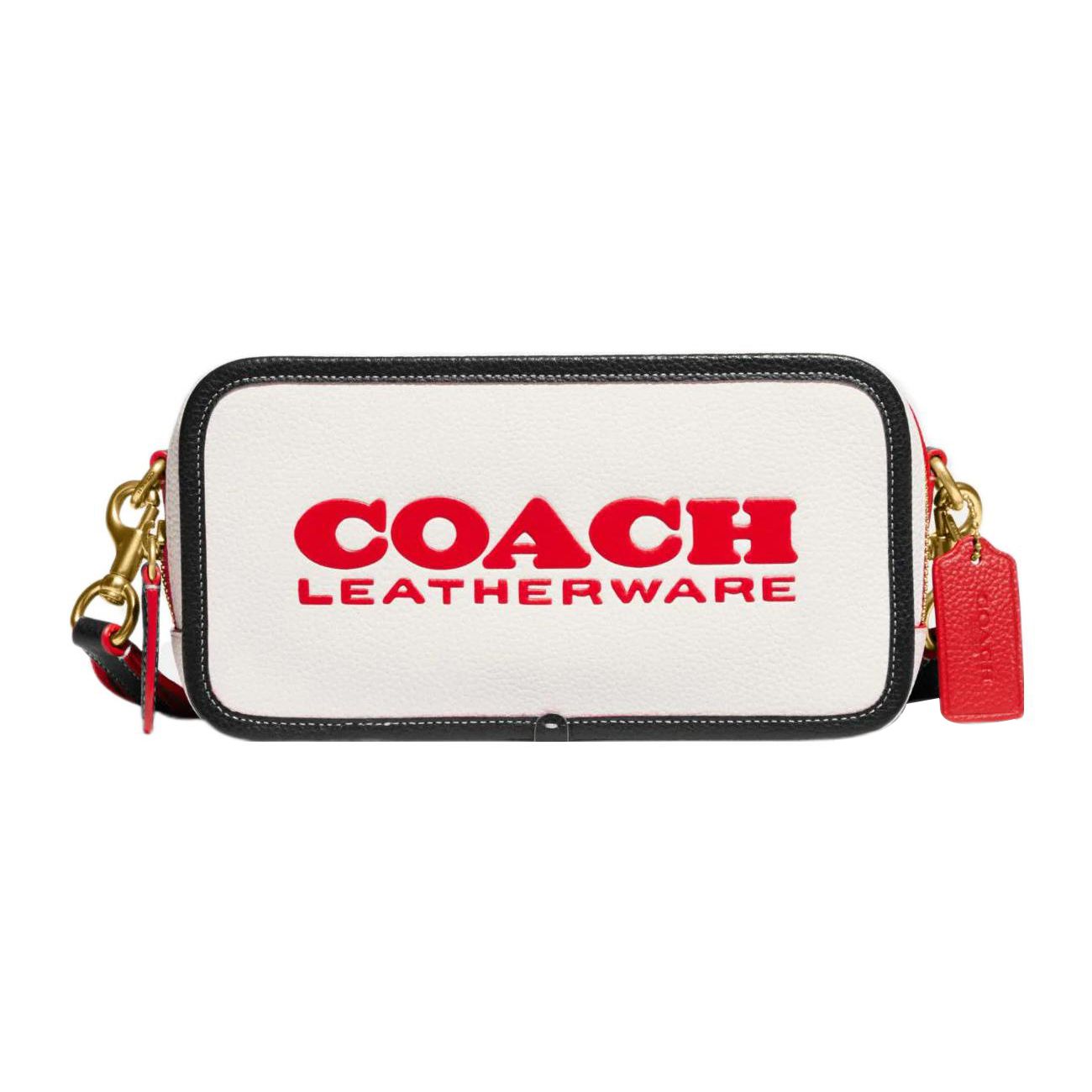 

Coach Kia 23 Zipper Closure Detachable Shoulder Strap Natural Pebble Leather Camera Bag Women Shoulder Bag Chalk-White CE735-B4CAH Basic Set (Bag+Dust Bag)