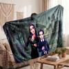 Warm Flannel BlanketThe Addams Family Soft Cozy Throw Blanket for Bedroom Couch