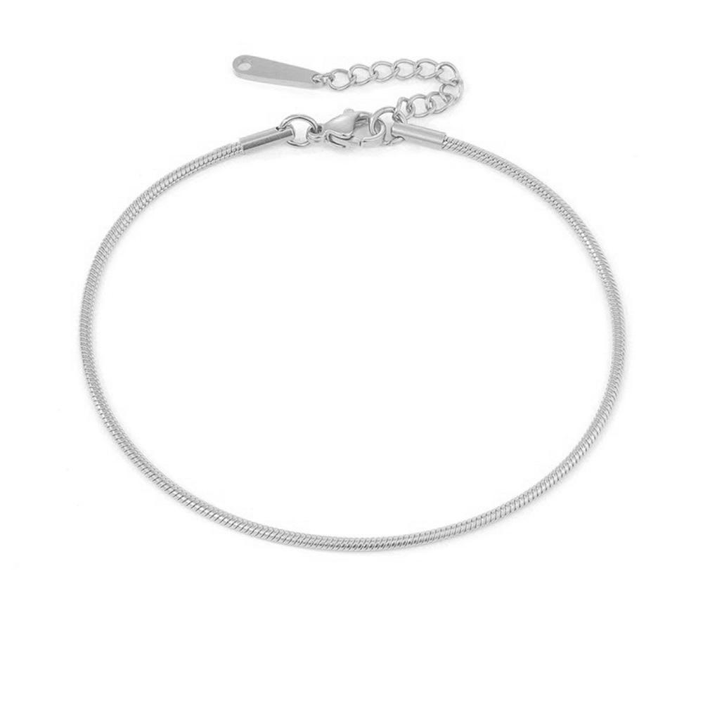 1.5 MM Stainless Steel Snake Chain Anklet For Women Gold Color Titanium Steel Anklet Fashion Jewelry Trendy Women s Anklet