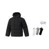 adidas Originals Piumino Tonal con Cappuccio Caldo Sportivo con Zip Giacca Uomo JX4123