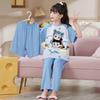 Girls Short Sleeve Modal Pajama Set Lightweight Sleepwear Kids Ages 8 Princess Style Air-Conditioned Nightwear