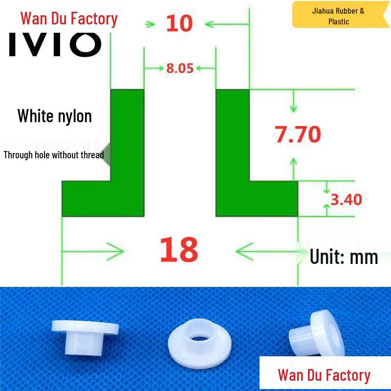 T-Shaped Nylon Insulating Bushing Spacer for M3-M35 Threads