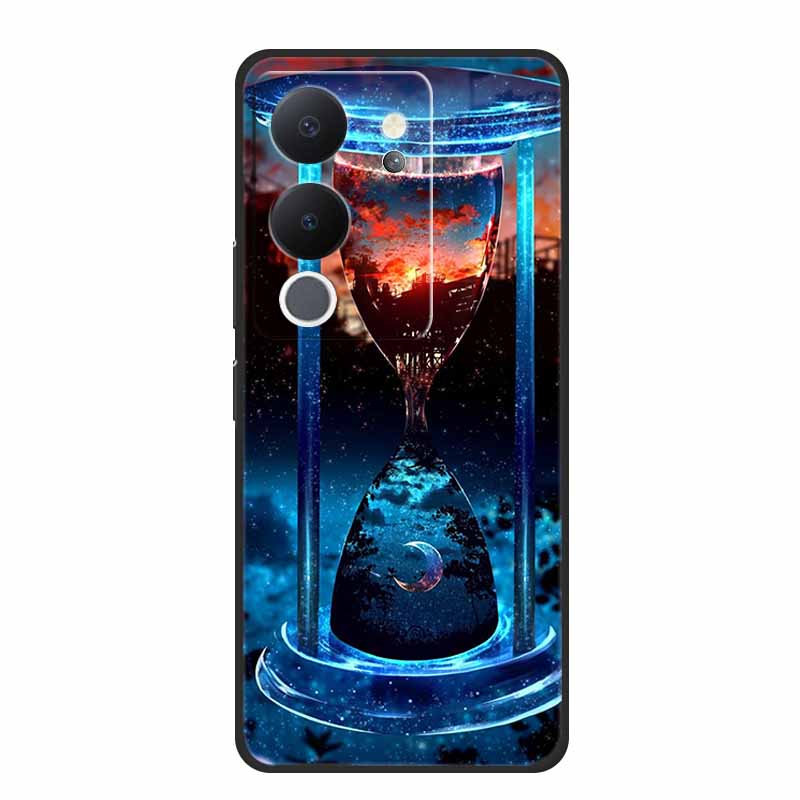 Phone Case For Vivo V30 Lite 5G Back Cover Case Shockproof Black Silicone Soft Funda For Vivo V30 Lite Case V 30 Lite Coque Capa