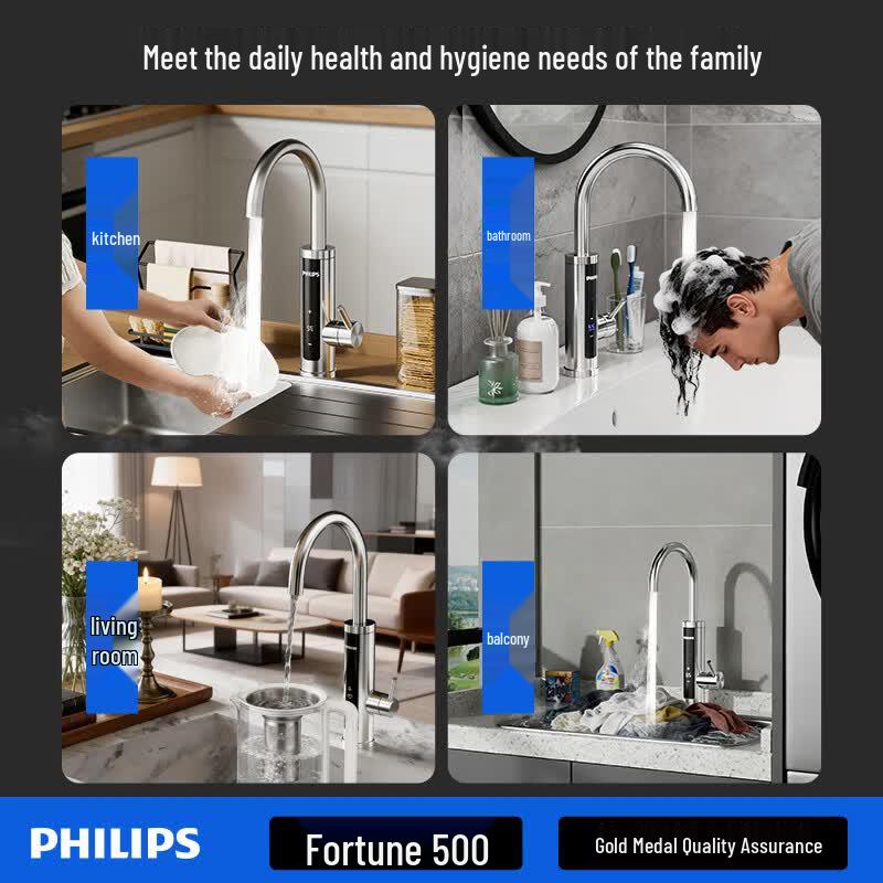 Philips Instant Hot Water Faucet with Digital Display CN plug (adapter included)