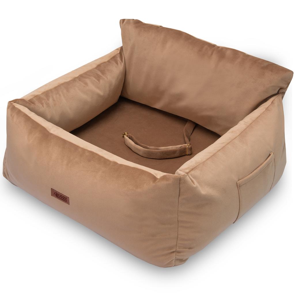 Transporter dla małego psa do auta fotelik samochodowy york huggy doggy s