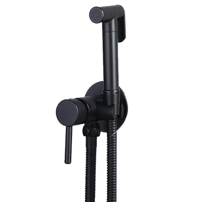 Bidet Faucet Stainless Steel Portable Toilet Bidet Sprayer Set Toilet Faucet Hygienic Shower Hot Cold Water Shoer Head