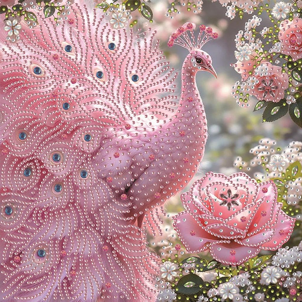 Animal Special Shaped DIY Partial Drill Diamonds Dots Gem Art Kits for Adults Home Wall Decor Crystal Diamond Art 11.81x11.81in