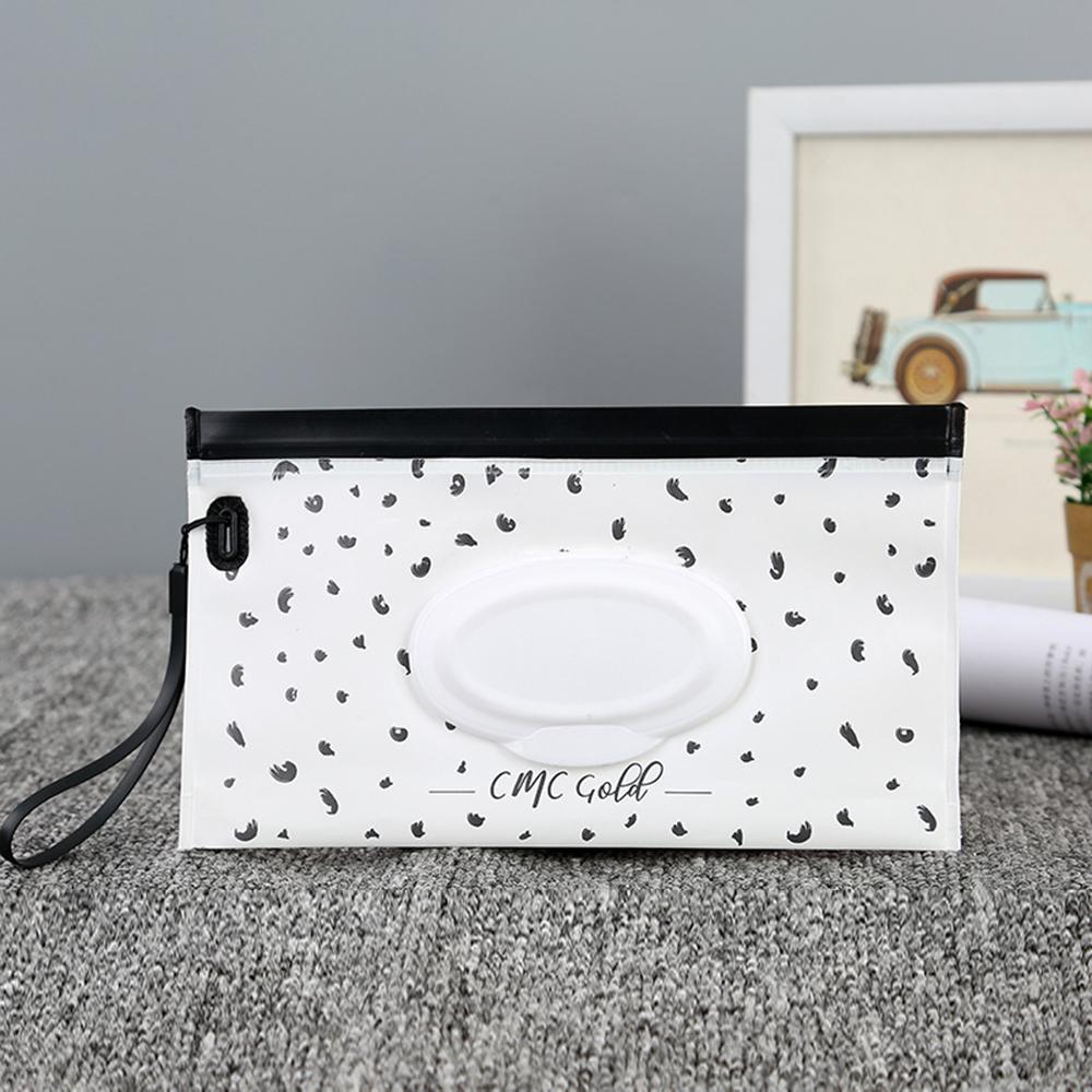 1PCS/2PCS Wet Wipe Bag With Pull-Out Flip Cover, Wet Tissue Bag For Bedside Placement, Handheld, Portable For Going Out