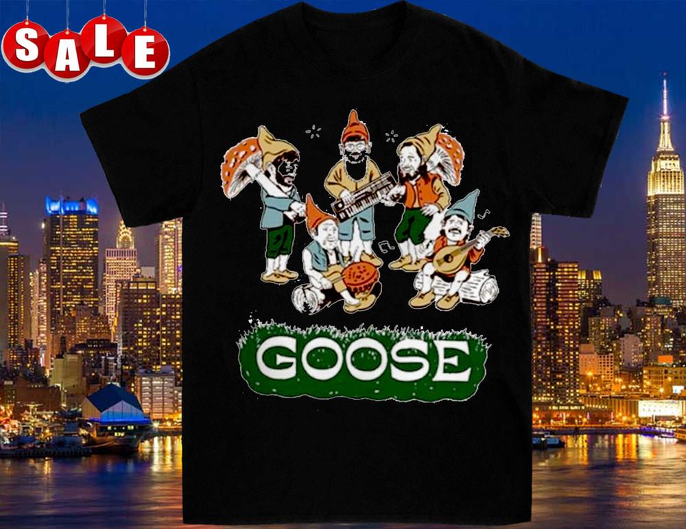 Goose the band летний тур 2022 Белый Все размеры S-4XL ЧЕРНЫЙ CG1066 Унисекс Футболка M