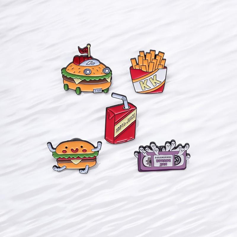 Charming Alloy Cartoon Brooch Qhxz27012705 Ideal For Winter 2024 Trendy Accessory Fashion