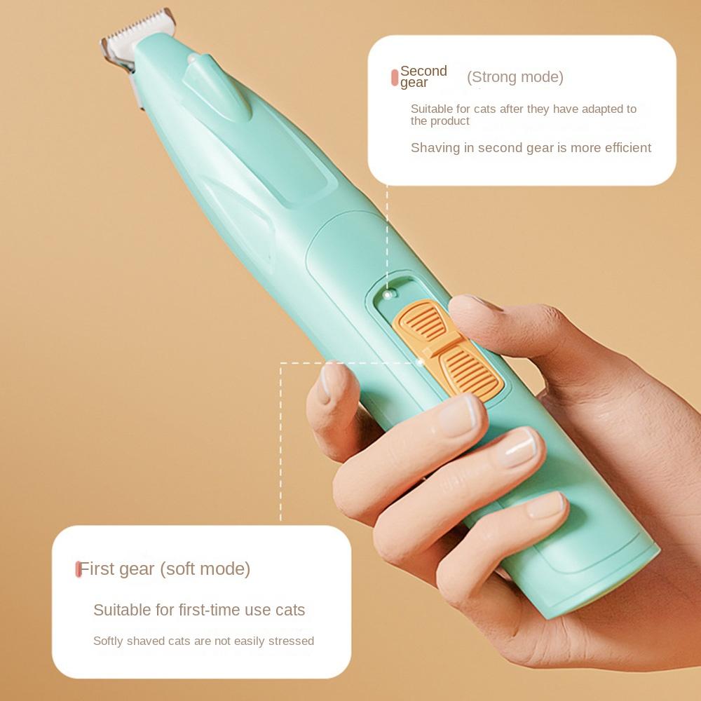 Widen Pet Paw Hair Clipper 2 Modes Cats  Foot Shaver Safe Electric Dog Hair Remover  Soles