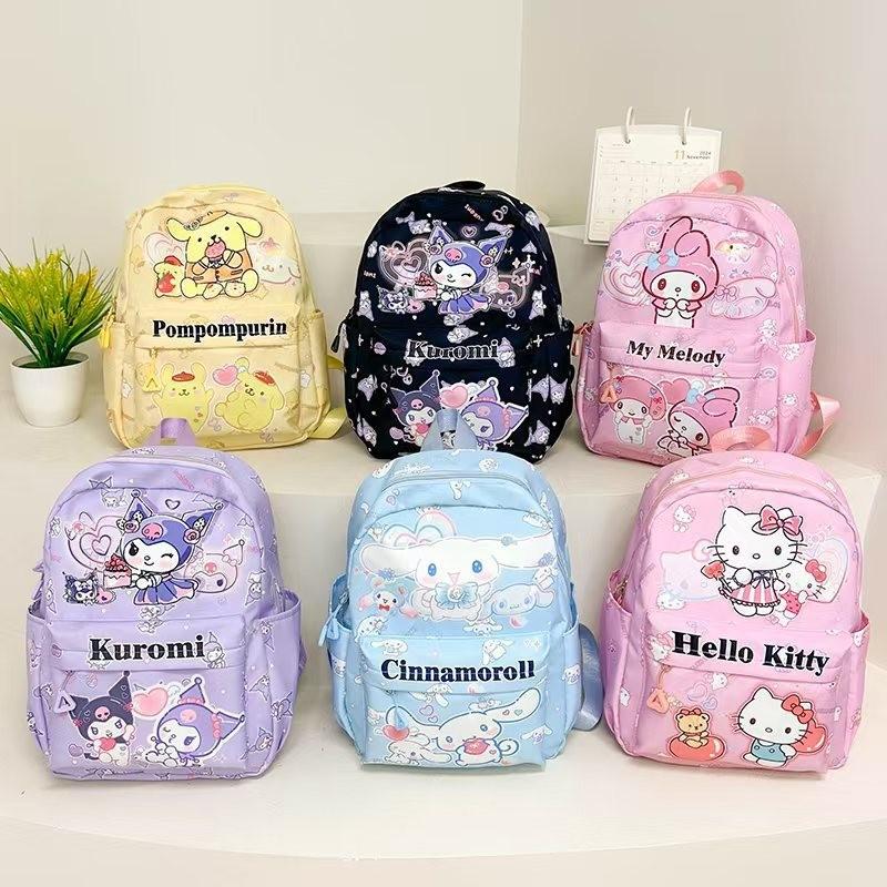 Kuromi Sanrio Hello Kitty My Melody Kreslený Vzor Batoh Dětské Dárky