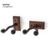 Walnut Guitar Wall Mount: Hanger for Folk, Electric, Ukulele, and Violin