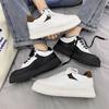 Thick soled men's shoes, casual sports, forest style men's new comfortable lace up board shoes, 2024