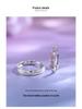 Endless Summer S925 Sterling Silver Couple Rings with Enamel Design - Perfect Gift for Him & Her