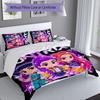 3pcs Kpop Hunter12 pattern bedding set duvet cover set includes duvet cover &pillowcases, perfect all season bedroom decoration & gift
