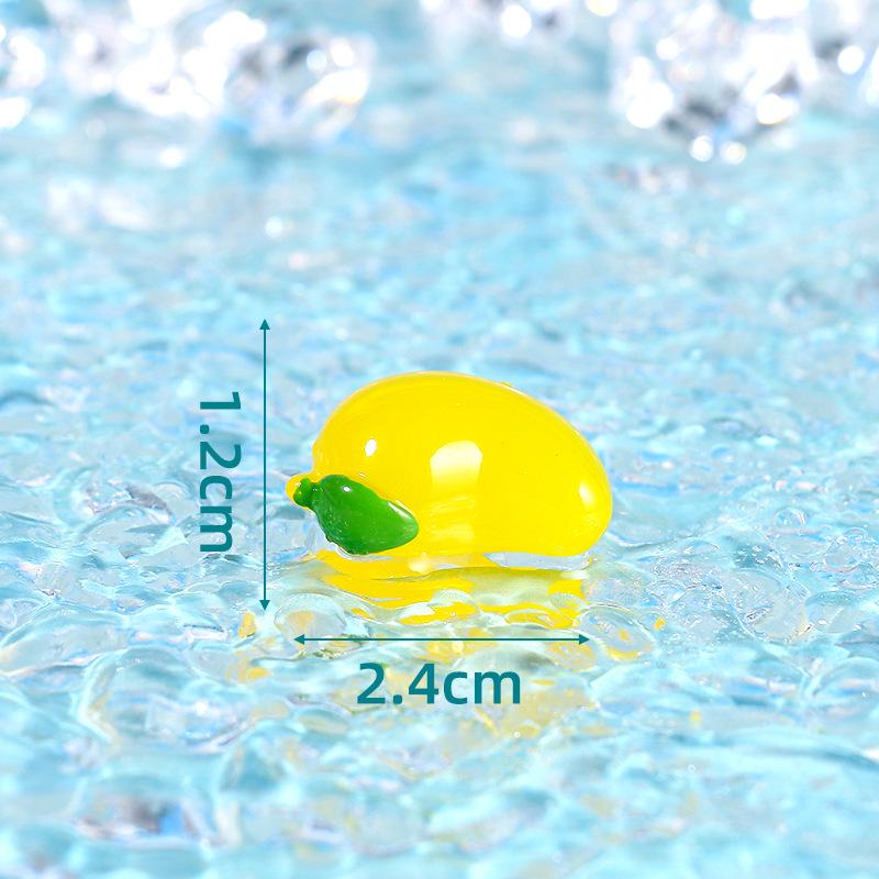 Luminous Miniature Fruit Toys: Edible DIY Micro-Landscape Decorations & Unboxing Blind Box Accessories