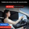 For Tesla ModelY Juniper2025 Sun Shade Front Rear Side Window Sunshade Windshield Sun Visor Outdoor Camping Interior Accessories