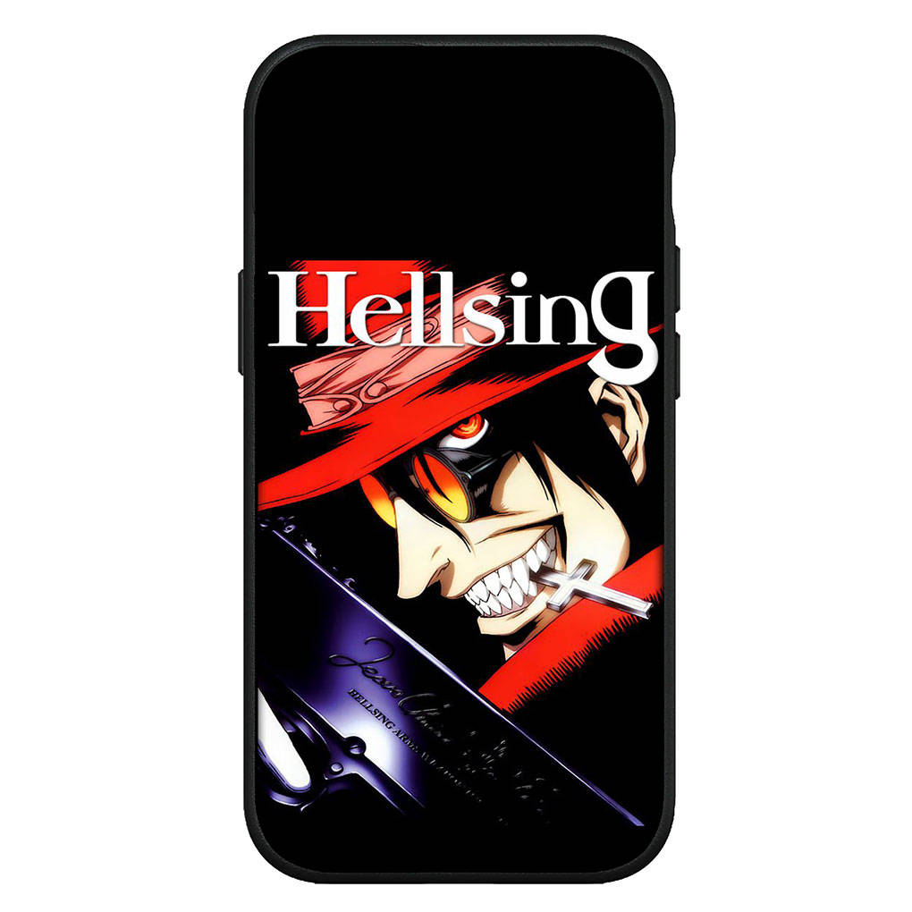 Cover for iPhone 16 15 Xiaomi Redmi Note 14 13 12 11 Pro Max X 8 9 16e Samsung Galaxy S25 S24 S23 Moto G85 G75 OPPO Huawei Hellsing Alucard Phone Case