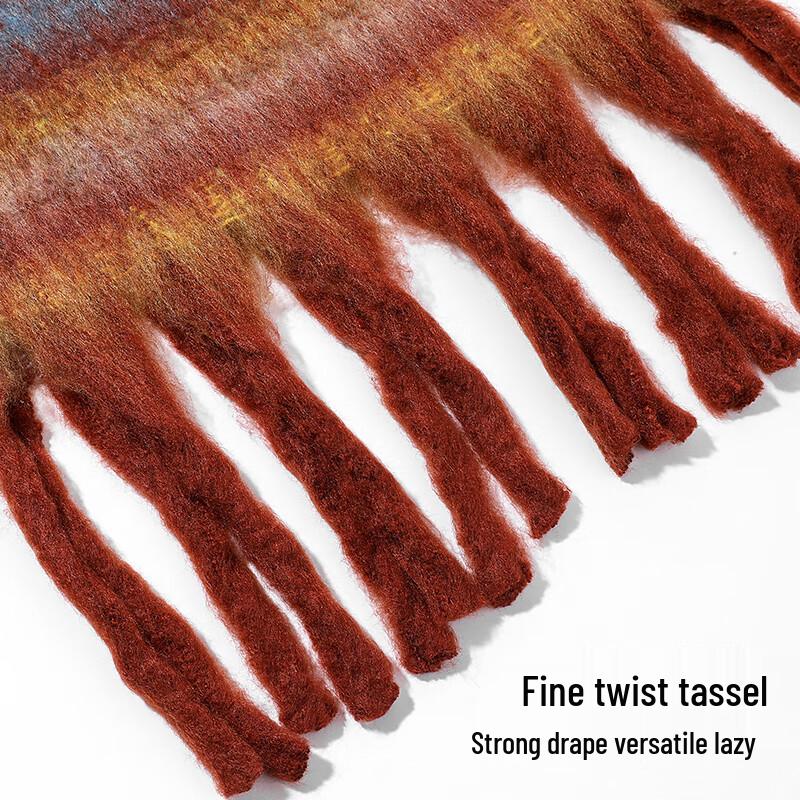 Women's Striped Warm Winter Scarf