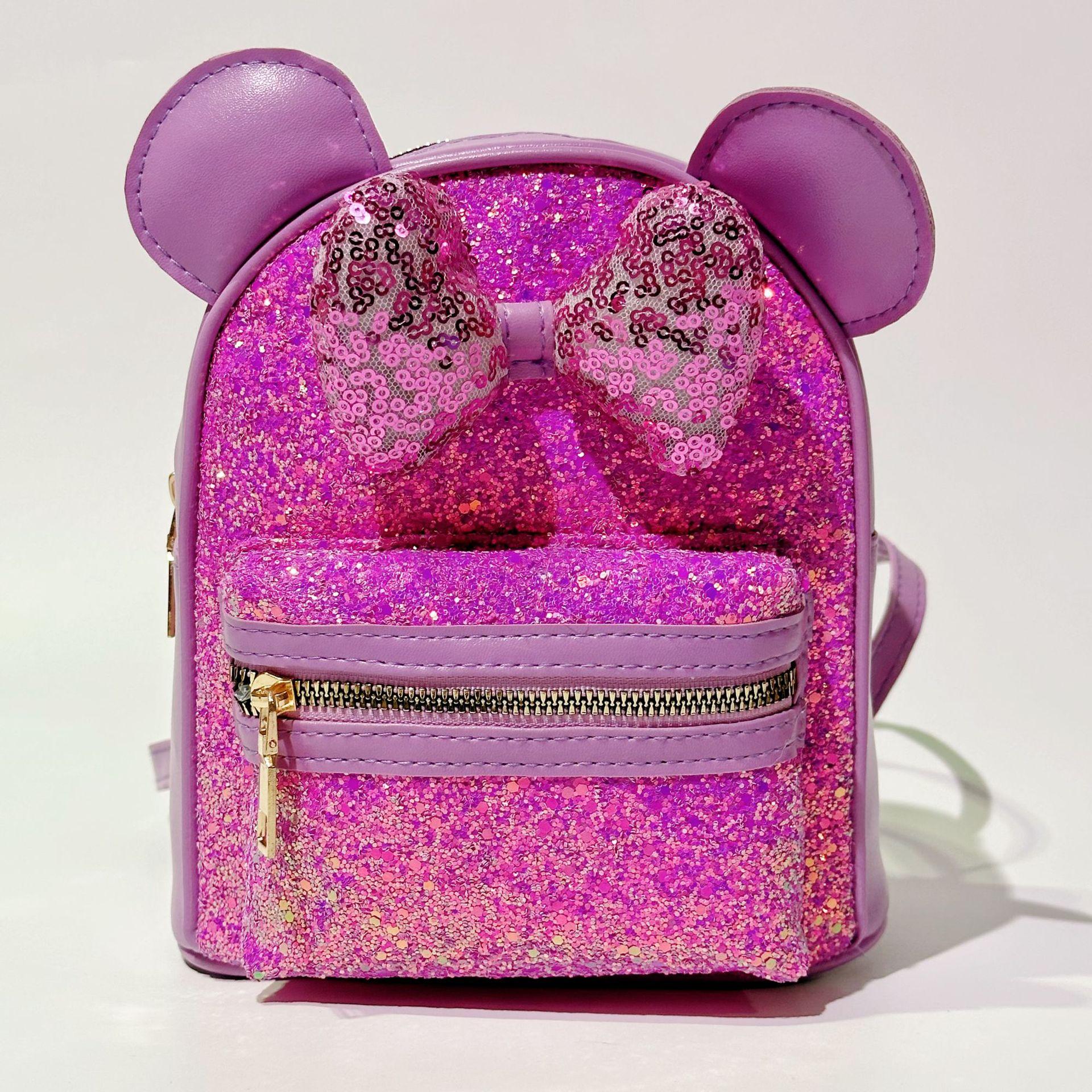 

Блестящие детские рюкзаки Принцесса Сумки для девочек Школьный рюкзак Бант Детский рюкзак для детского сада Сумка на плечо для малышей Детский подарок