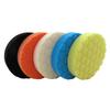 5PCS auto detailing pads polishing wheel for drill buffing kit 3/5/6/7 inch self adhesive polishing pad car wax applicator discs