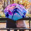 Vibrant World Tour Artistry Folding umbrella durable Suitable for all seasons travel Umbrella Three folds