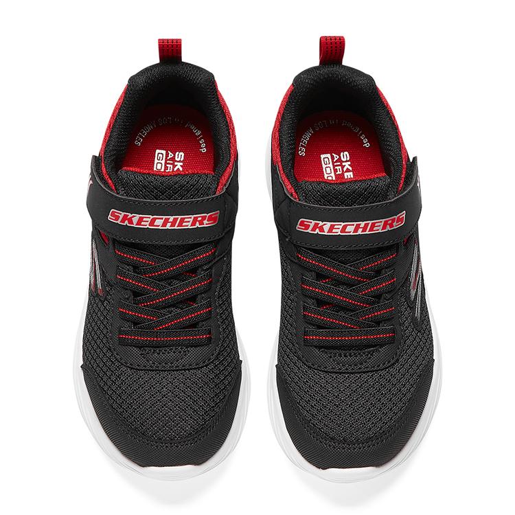 Skechers Go Run 400 V2 Simple Casual Outdoor Mesh Non-Slip Shock Absorbing Wear-Resistant Breathable Low-Top Running Shoes Kids sneakers 405102L-BKRD